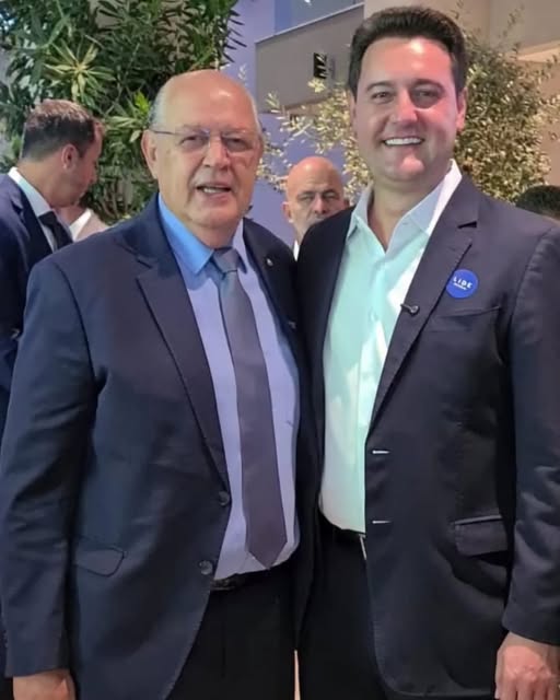Governador Ratinho Junior em Brasília tem destaque na Folha