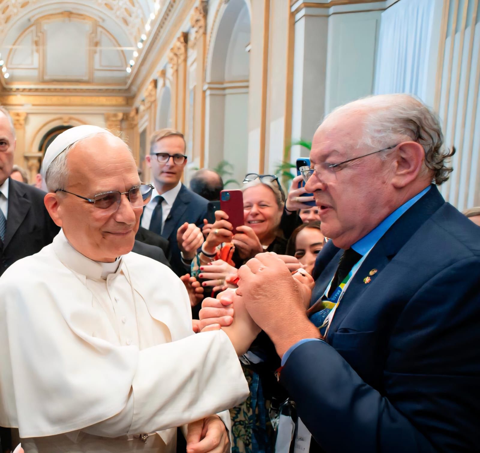 Hauly no Jubileu dos Governantes, em Roma