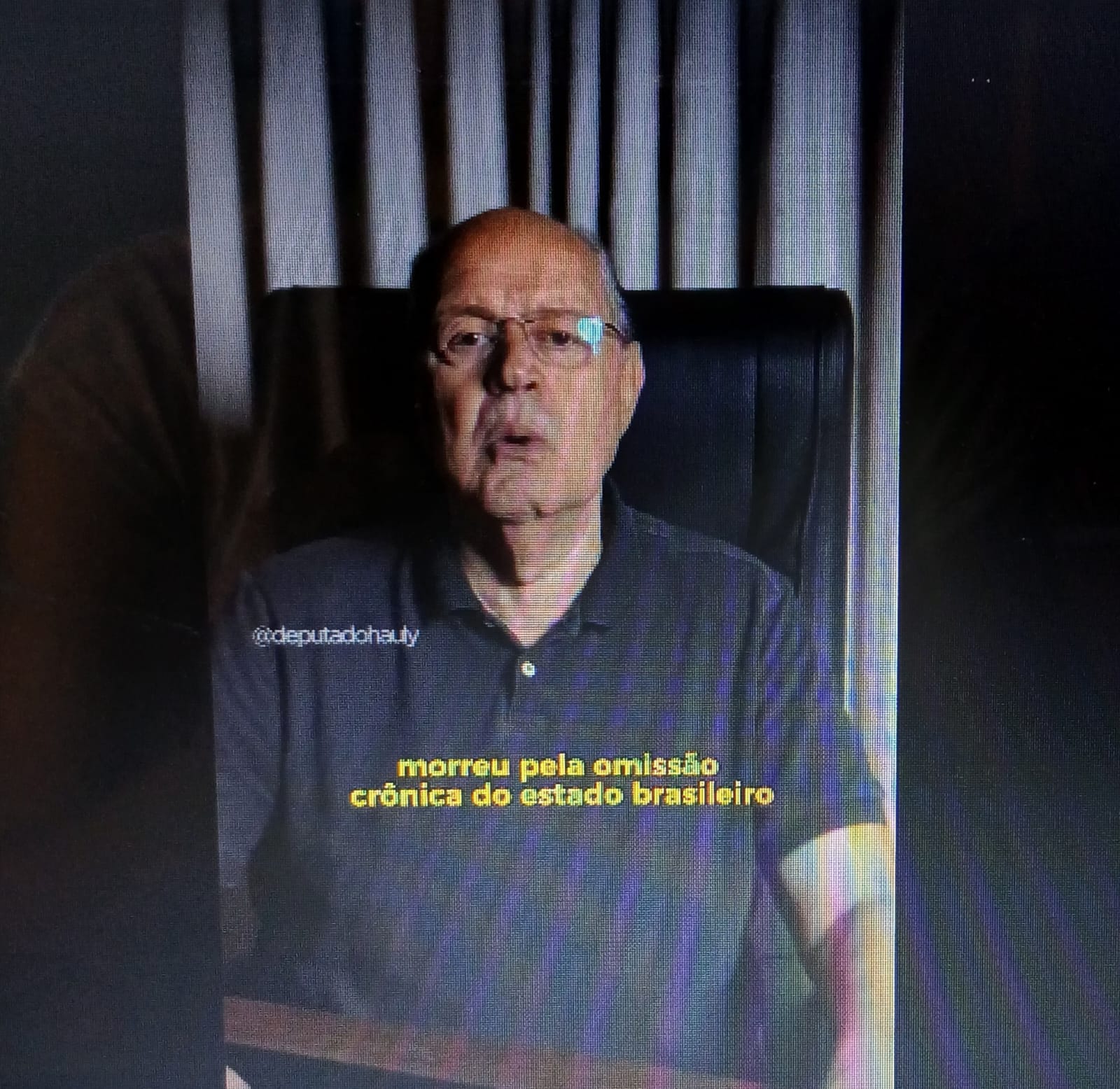 Morte de Gerson ocorreu por negligência do Estado brasileiro, diz o deputado Hauly