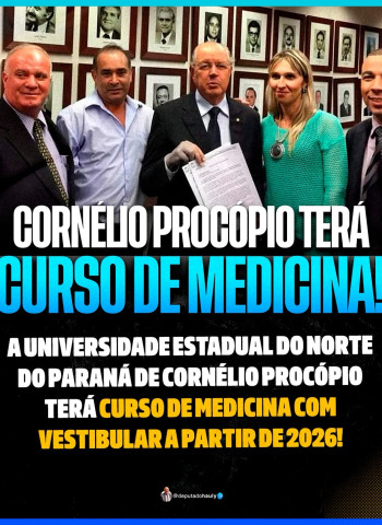 Ratinho Junior autoriza implementação do curso de Medicina na UENP para atender o Norte Pioneiro