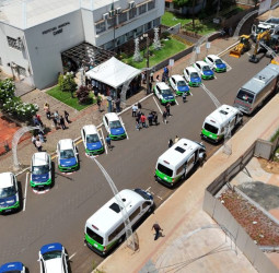 Prefeitura amplia frota oficial com entrega de 28 veículos para saúde, esporte, obras e meio ambiente