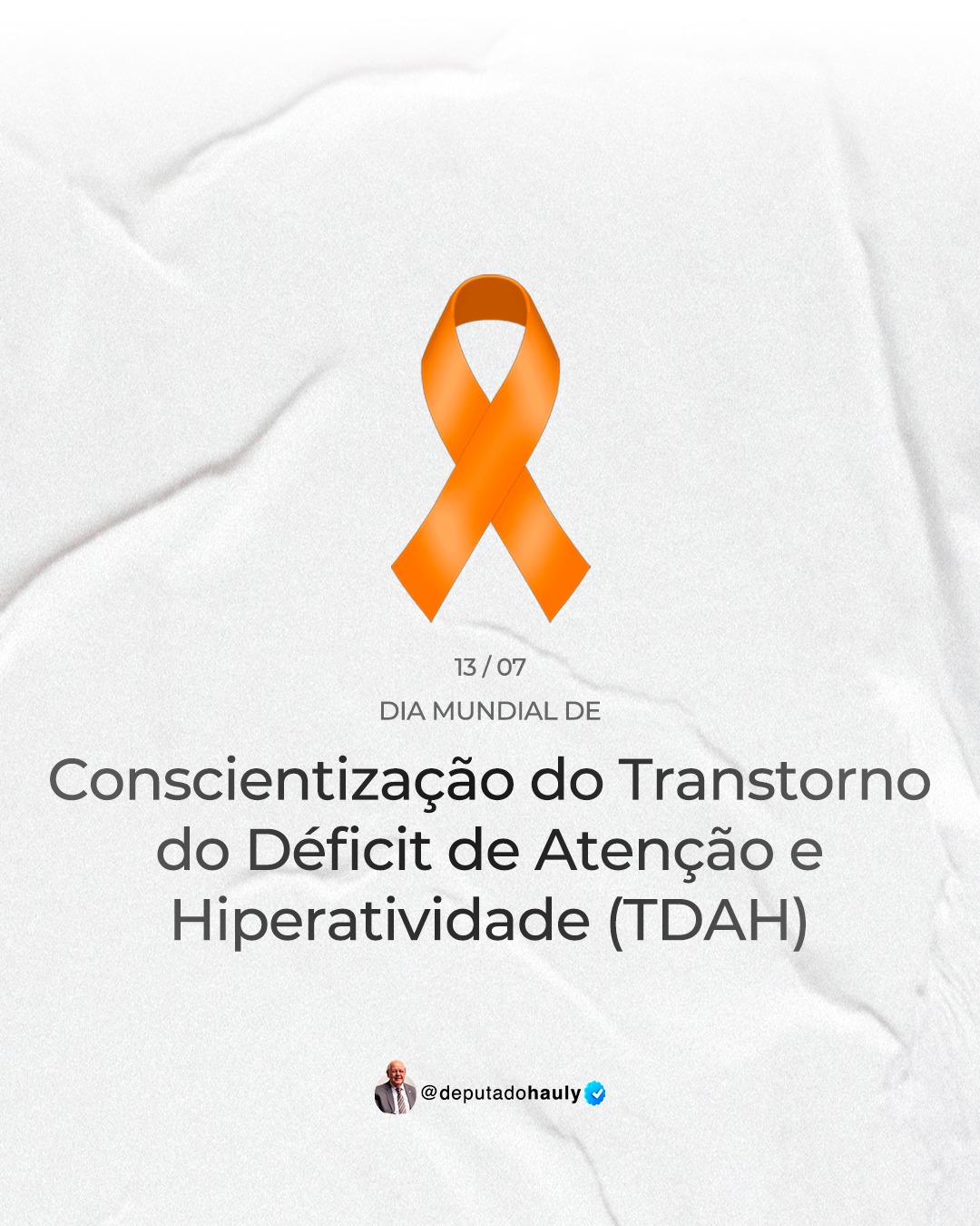 Hoje é o Dia Mundial do Transtorno de Déficit de Atenção com Hiperatividade (TDAH)