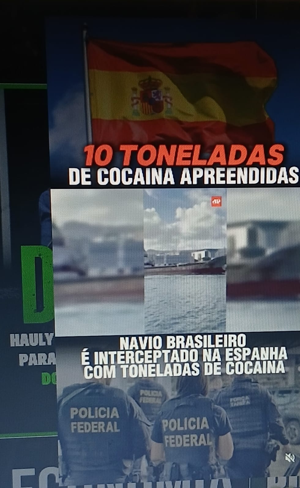 Navio apreendido com quase 10 toneladas de drogas contornou litoral brasileiro
