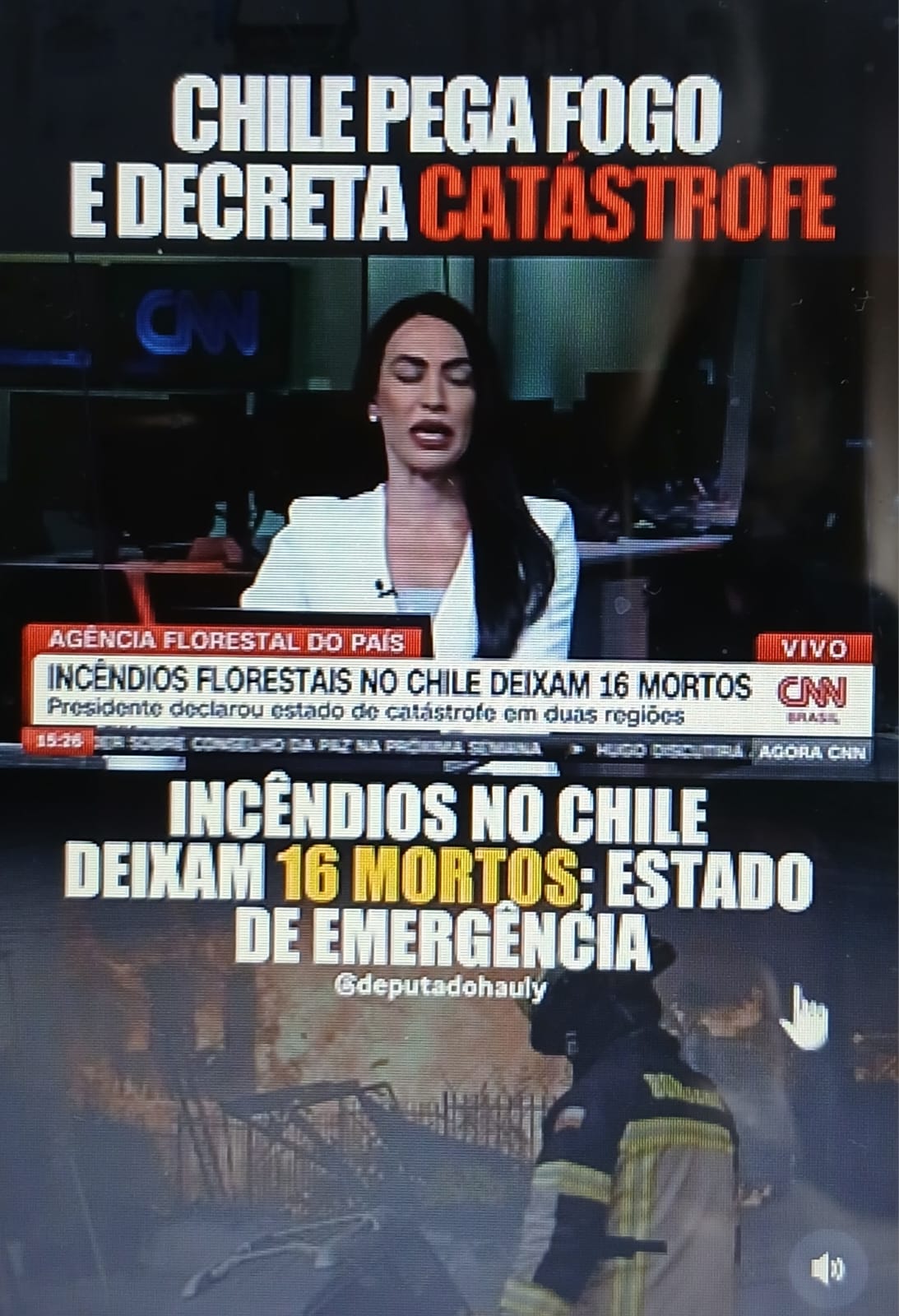 Tragédia no Chile