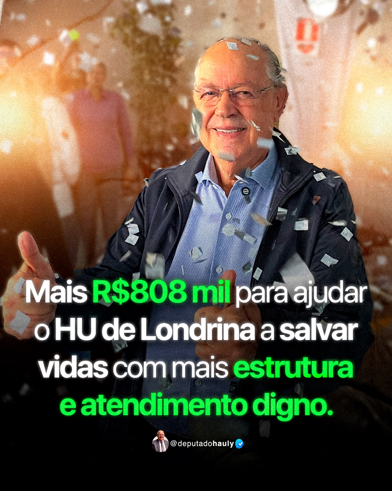 Deputado Hauly libera emendas para Hospital Universitário