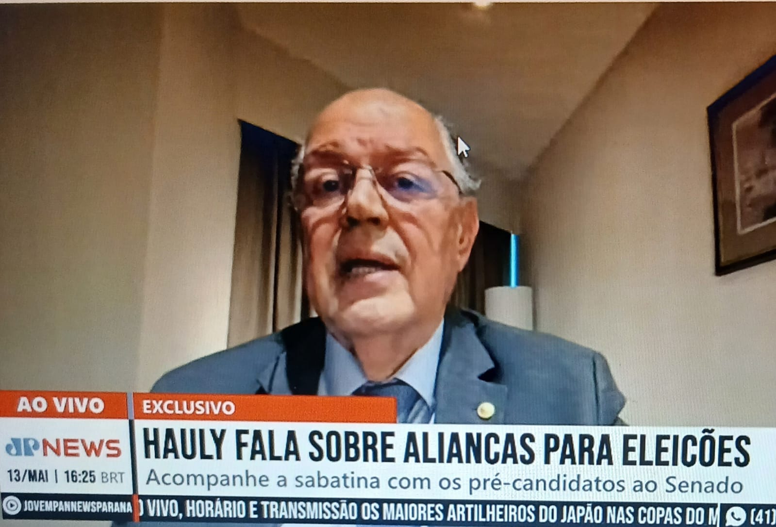 Entrevista Exclusiva: pré-candidato ao Senado, Luiz Carlos Hauly (Podemos PR)